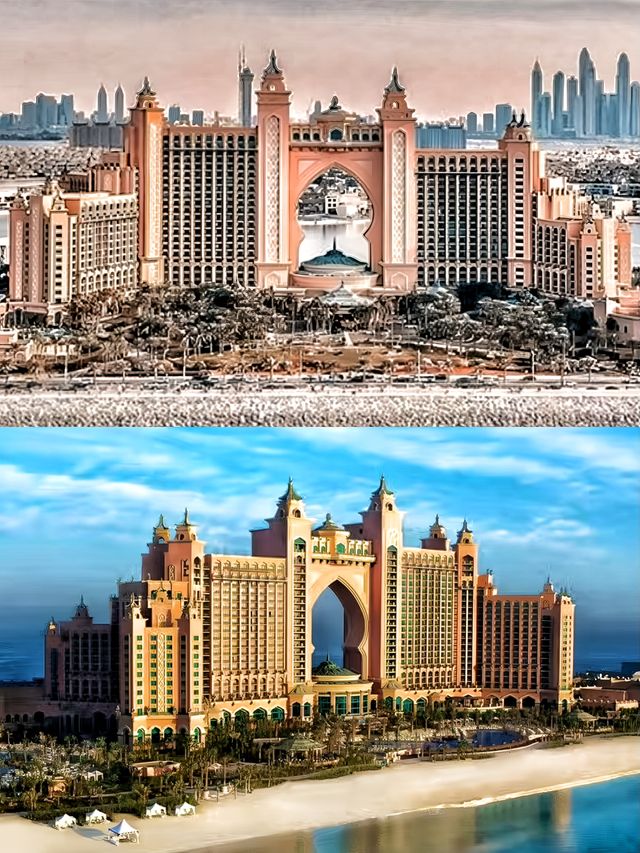 杜拜棕櫚島的地標建築亞特蘭蒂斯酒店