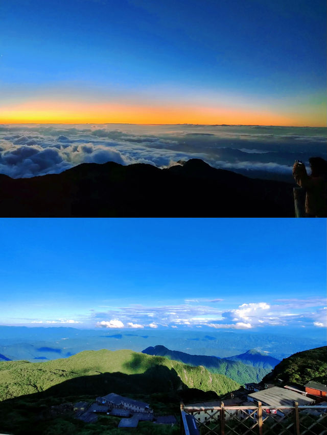貓兒山看日落