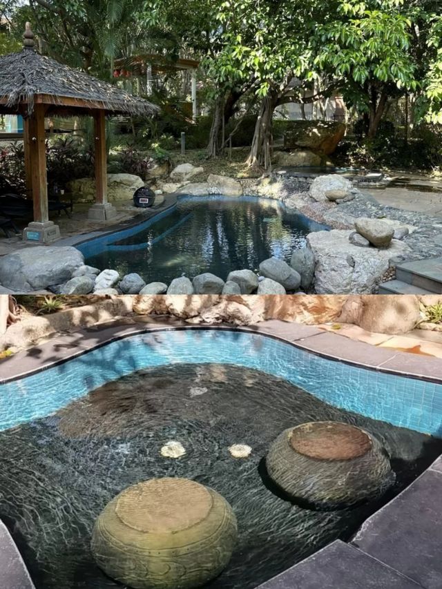 攀枝花春日療癒私湯溫泉山景正啊