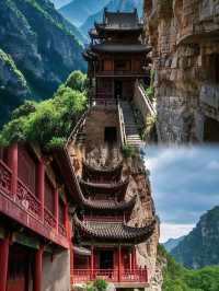 懸空寺已回，真嘅太壯觀喇強烈推薦