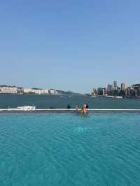 🌊香港嘉里酒店，夢幻海景泳池