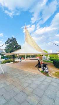 陽春四月漫遊泰州～濱河體育公園