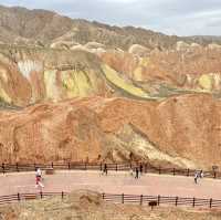 Zhangye Danxia National Geological Park - Rainbow Mountains!!