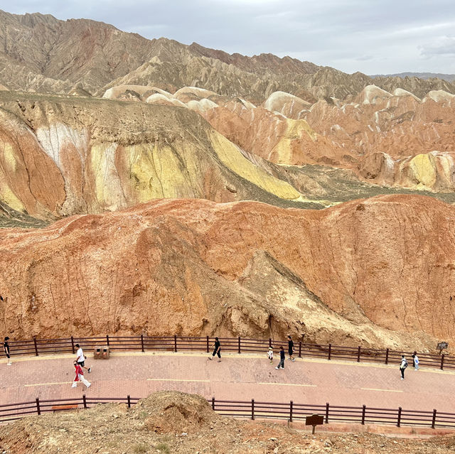 Zhangye Danxia National Geological Park - Rainbow Mountains!!