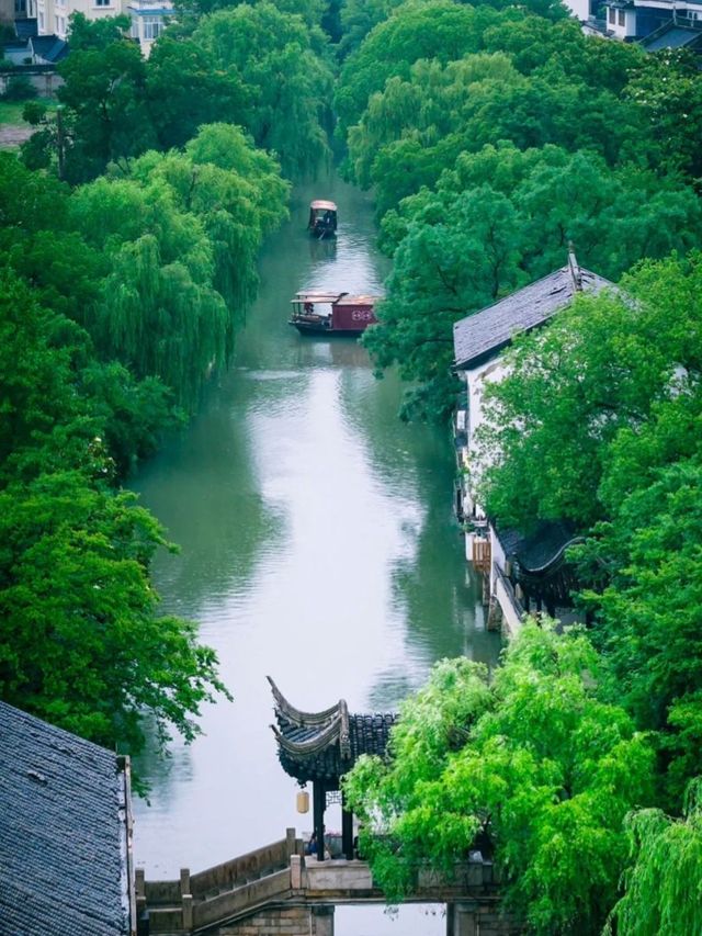 煙雨樓，泛輕舟，七月的姑蘇