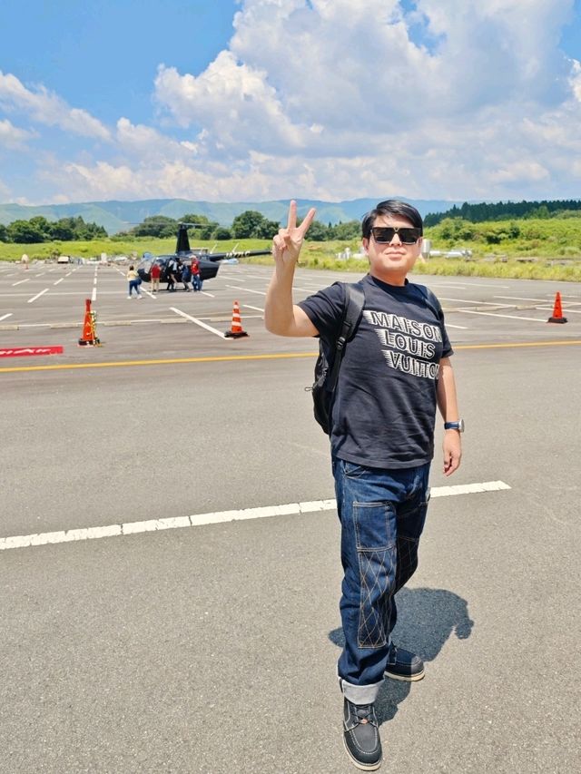 阿蘇火山🌋＋ARIAIR直升機15分鐘遊🚁體驗