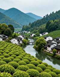 龍井村-茶鄉第一村|梯田茶園錯落有致，群山環抱間茶香彌漫