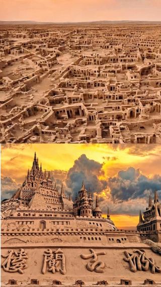 놓치지 마세요! 약강 누란 고성, 모래 한 알 한 알이 천년의 이야기를 들려줍니다!