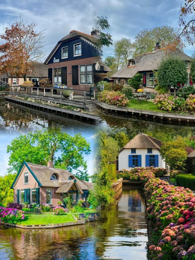 荷蘭羊角村|闖進童話裡的水上世界,美到窒 荷蘭羊角村|闖進童話裡的水上世界,美到窒