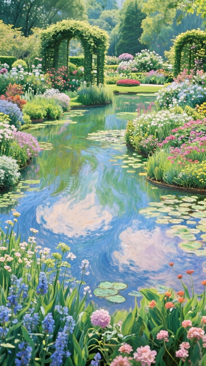 The beauty of Monet Garden in Shanghai all in one step!