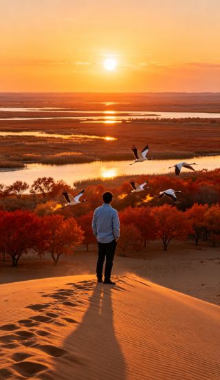 Xianghai Wetland hides flying flames!
