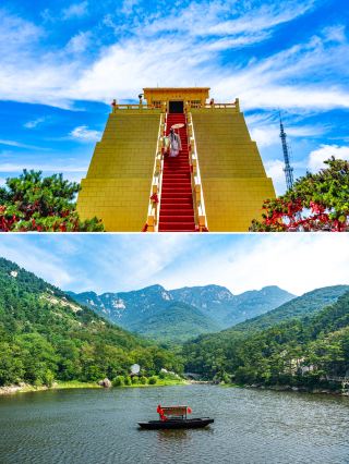 この夏、蒙山の頂に登り、一度祈福の盛典を見て