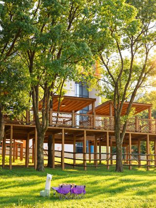 A hidden autumn family getaway at the foot of Yefu Mountain