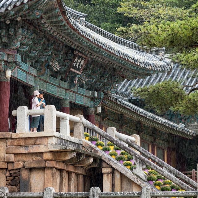 Beautiful Bulguksa Temple is Gyeongju