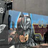 Batman’s Alley mural graffiti attractions