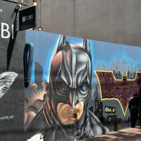 Batman’s Alley mural graffiti attractions