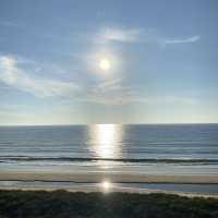 Sunrise, ocean and Sandunes  at Mui Ne