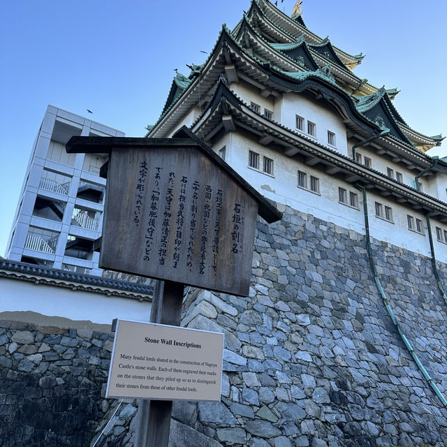名古屋城で鯱鉾見よう！