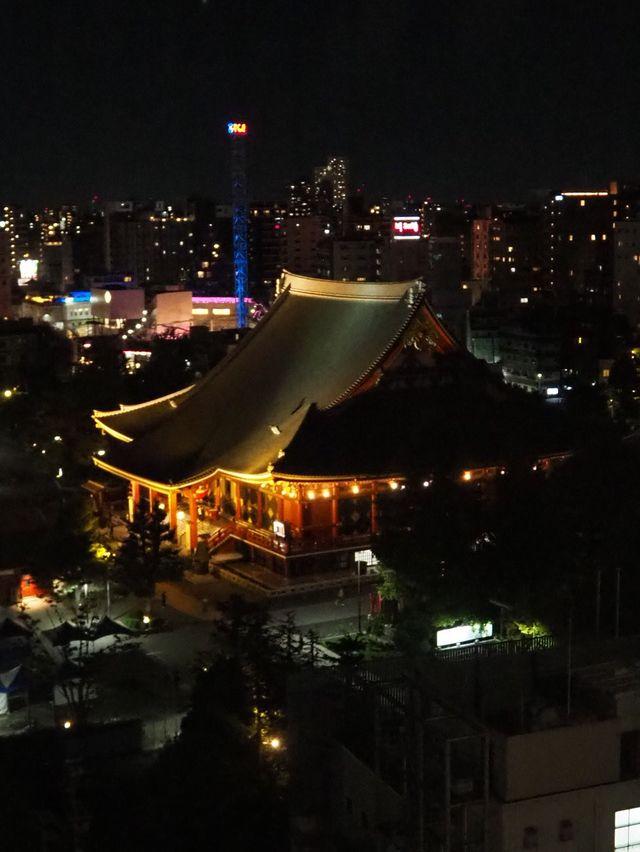 【東京(浅草)】夜の浅草は幻想的✨あまり人がうつらない写真スポットも！