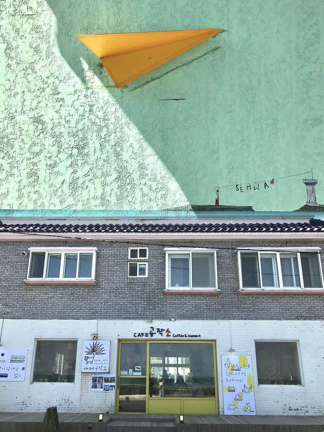 韓國濟州寶藏沿海打卡咖啡店-카페공작소