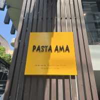 Pasta Ama ศาลาแดง ร้านพาสต้าฟิวชั่น ราคาน่ารัก