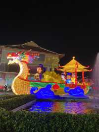 Light decor for CNY in Dong Zen temple💡💡