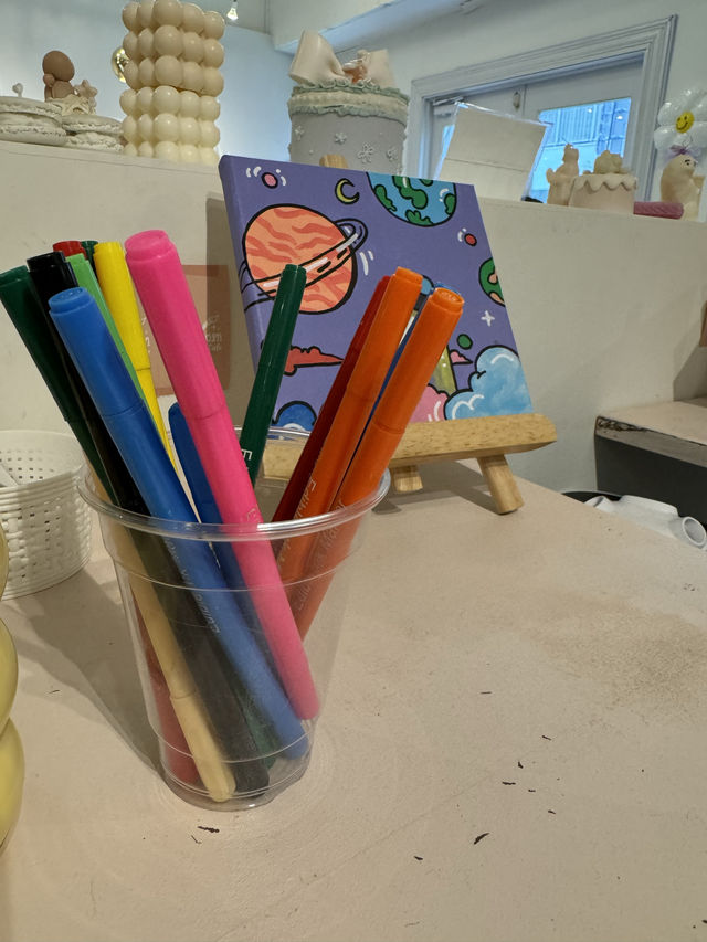 【福岡カフェ】自分でラテやケーキに絵が描ける?!体験型メニューがあるカフェ☕️