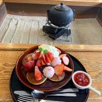【茨城県/鹿島市】鹿島神宮近くの老舗和菓子店の併設カフェで和スイーツ🍓🍵
