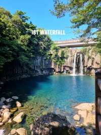 🇰🇷 The Romantic Legend of Cheonjeyeon Waterfalls 📍Jeju Island