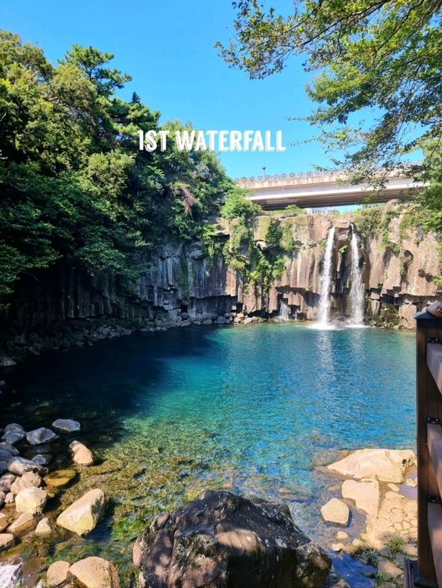 🇰🇷 The Romantic Legend of Cheonjeyeon Waterfalls 📍Jeju Island