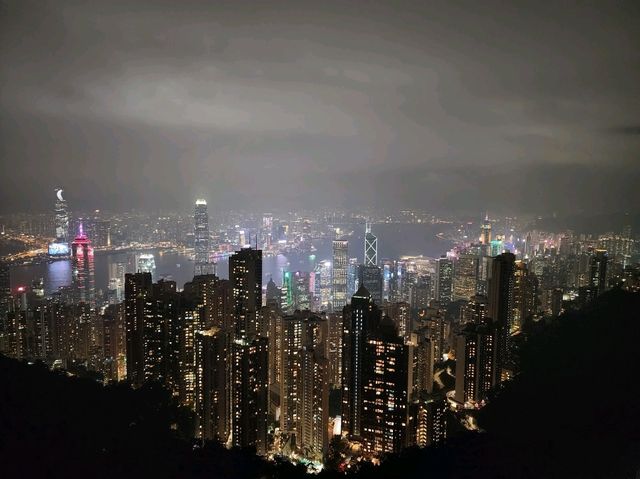 홍콩의 야경... 바다, 산, 도심 한가운데... 어디서 봐도 황홀한 그것^^