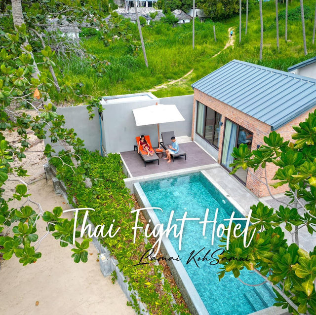 โรงแรมไทยไฟต์ หนึ่งเดียวในเมืองไทย บนเกาะสมุย🏝️🥊