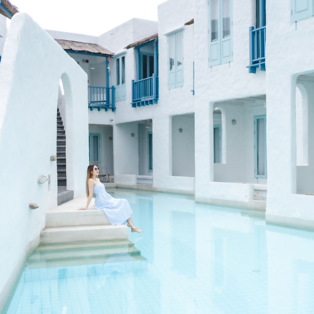 💎ที่พักหัวหินเอาใจสายคอนเท้น แบบซ้อมๆ ไปซานโตรินี
