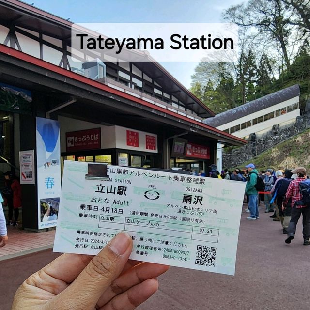 One day trip Tateyama Kurobe Alpine Route