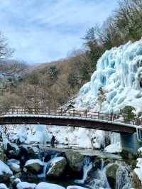 멋지고 고요한 분위기의 🩵얼음골 풍경을 경험할 수 있는 ❄️겨울여행지 추천 ❄️