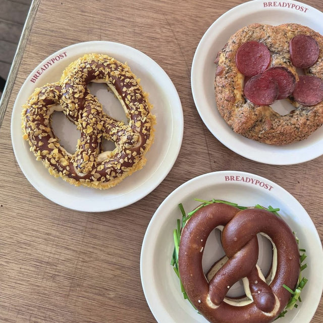 【韓国】ヨンナムドンにあるプレッツェルがおいしいカフェ🥨