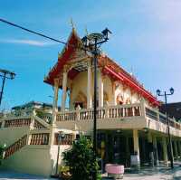 泰國曼谷湄南河畔著名古跡寺廟Wat Suttharam，百年歷史佛像雕塑，適合拍照📸打卡