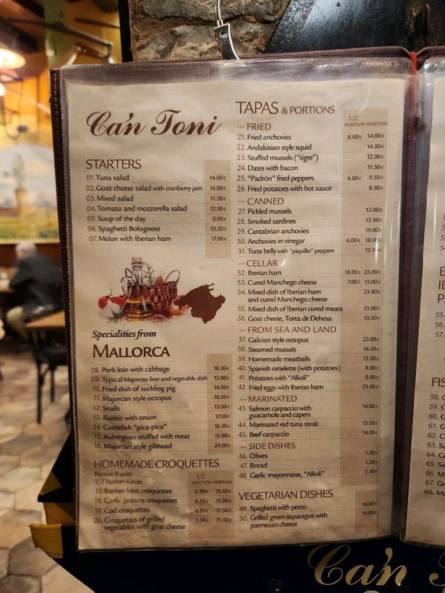 🤍팔마시내 맛집을 찾는다면 추천하는 곳!! "Cafe Ca'n Toni"🤍