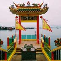 馬來西亞檳城喬治城著名華人文化海濱寺廟景點:玄母殿，適合打卡拍照📸欣賞海景
