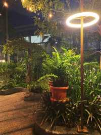 Rooftop secret garden cafe 🌹🌸