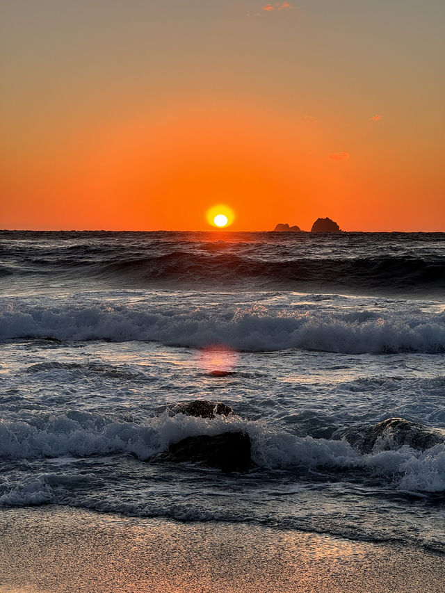 【神津島】前浜海岸の絶景サンセット🌅