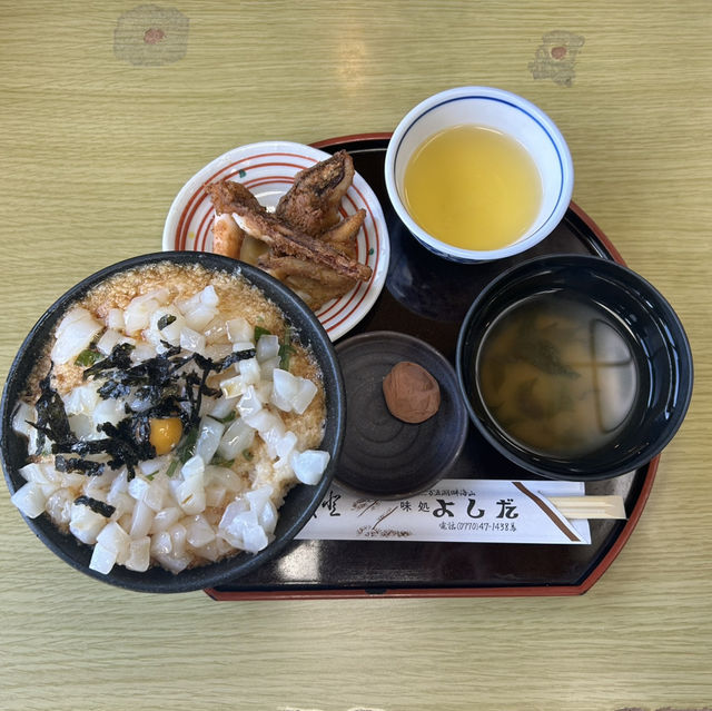 【福井/三方上中】イカ丼が有名なお店🦑