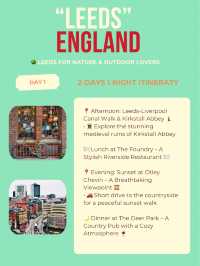 Leeds itinerary 