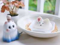 พุดดิ้งน้องแมวที่ Cafe Tiny House 