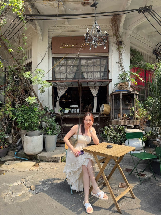 🇹🇭曼谷🌷復古法式花系Wall flowers cafe 