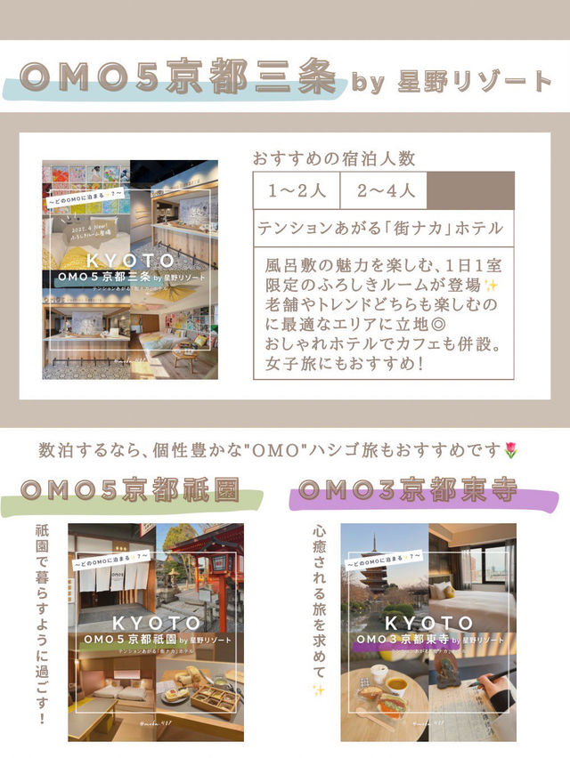 【京都/三条】話題のホテル 宿泊体験談🙌✨