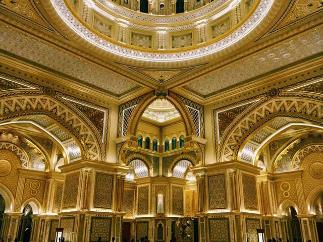 阿聯酋阿布扎比著名景點：Qasr Al Watan阿布扎比總統府，適合打卡拍照📸