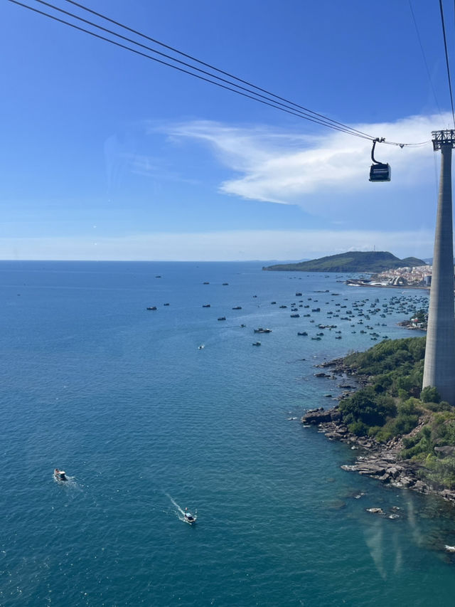 海の上を渡る🇻🇳世界最長級の絶景ケーブルカー