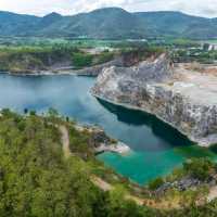 "สระมรกต Blue Lagoon" ขอนแก่น วิวสวยสะกดตา