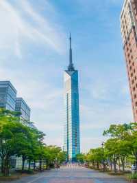 🗼 후쿠오카 타워, 바다와 함께하는 전망! 